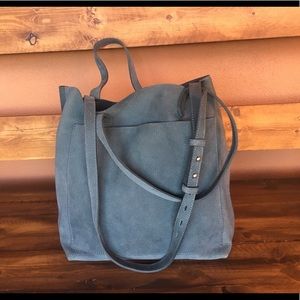 Suede Madewell Medium Transport Tote